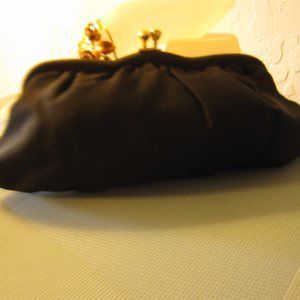 Black Evening Clutch, Vintage